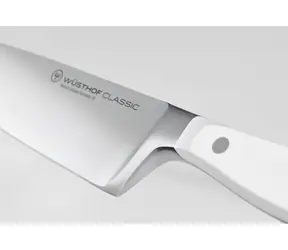 Wüsthof Classic White bílá / Nůž kuchařský / délka čepele 20 cm / tvrdost 58 HRC / Solingen