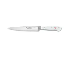 WÜSTHOF Nůž na šunku CLASSIC WHITE 16 cm / Nerezová ocel X50CrMoV15 / Rukojeť POM se třemi nýty