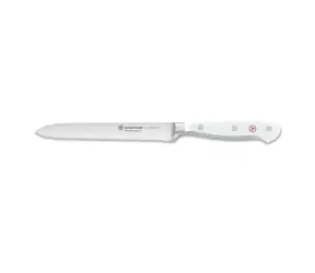 WÜSTHOF Nůž nakrajovací CLASSIC WHITE 14 cm / Nerezová ocel X50CrMoV15 / Rukojeť POM se třemi nýty