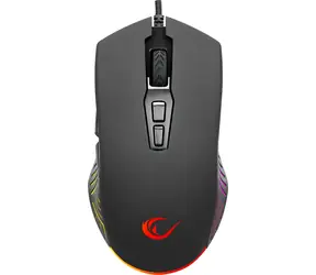 Rampage Spear V2 černá / Herní optická myš / 12800 DPI / RGB / drátová / 1000 Hz