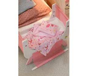 ZAPF CREATION BABY born Postýlka Jednorožec / od 3 let / Nastavitelné bočnice / vč. ložního prádla