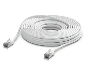 Ubiquiti UniFi Premium Patch Cable Outdoor 15m bílá / Patch kabel / Cat6a / venkovní / RJ45