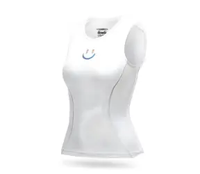 Rockbros YDBX001 bílá / Dámský cyklistický dres / bez rukávů / rychleschnoucí / velikost M/L