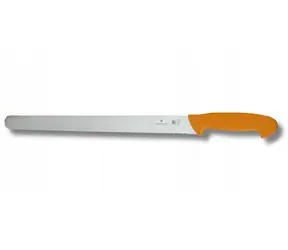VICTORINOX Špikovací nůž Swibo oranžová / Čepel 35 cm / Zoubkovaná / Blistr
