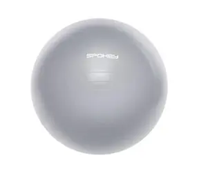 Spokey FITBALL III šedá / Gymnastický míč / 55 cm / pumpička v balení