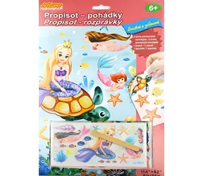 ARTLOVER Propisovací obrázek Mořské víly / Kreativní sada / od 6 let