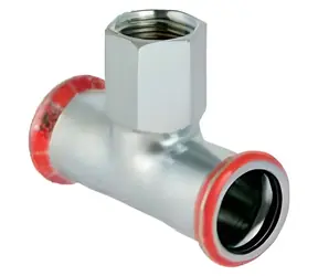 Geberit Mapress T-kus 28 mm x G1/2" / T-kus / Uhlíková ocel / Lisovací spoj