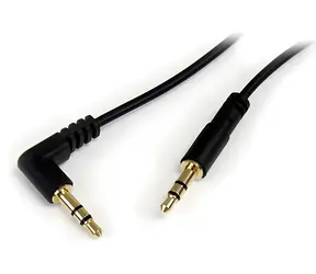 StarTech Audio kabel lomený černá (MU6MMSRA) / Audio kabel / Jack 3,5mm (M) - Jack 3,5mm (M) / 1,8 m