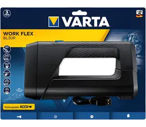 Varta Work Flex BL30R černá / Svítilna / LED / 600 lm / Li-Ion 2600 mAh / USB-C / IPX4