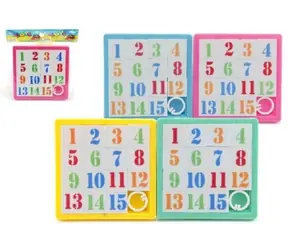 Posuvné puzzle Čísla 4x4 / Hlavolam / 15 dílků / 7 x 7 cm