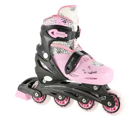 NILS EXTREME Brusle NH18331 4v1 růžové / ABEC 7 ložiska / vel. S–M (31–38) / nastavitelná velikost boty