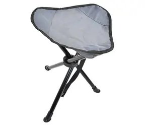 RULYT Skládací trojnožka šedá / Trojnožka / ocelová konstrukce / nosnost 80 kg / výška 42 cm