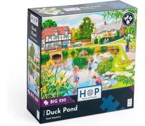 HOP Puzzle Kachní rybník BIG / 250 dílků / 48 x 34 cm