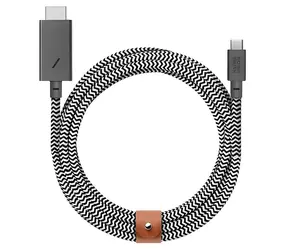 Native Union Belt Cable USB-C - HDMI 3m Zebra