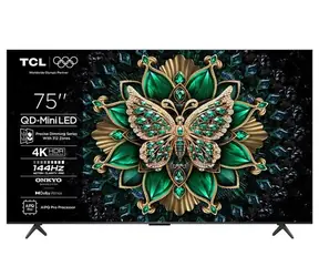 75" TCL 75C6K / Televize / QD-Mini LED / 4K UHD / 144Hz / Google TV / 4x HDMI