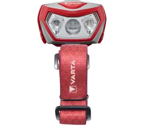 Varta Outdoor Sports H20 Pro šedá, červená / Čelovka / LED / 200 lm / IPX4 / 3x AAA / dosvit 50 m