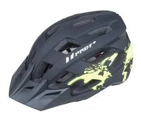Pro-T Plus Soria černo-žlutá fluo / Cyklistická přilba / In-mold / Velikost M 55-58 cm