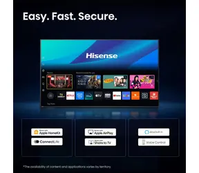 75" Hisense 75UR8DS černá / Televize / RGB MiniLED / UHD 4K / 180Hz / HDMI 2.1 / Wi-Fi / VIDAA / 50W repro