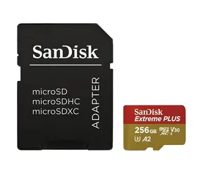 SanDisk Extreme PLUS microSDXC 2TB + adaptér / Paměťová karta / Class 10 / UHS-I U3 / V30 / čtení 200 MB/s