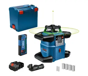 Bosch GRL 650 CVHG Professional modrá / Rotační laser / 18V / IP68 / Bluetooth / L-BOXX / bez aku