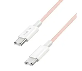 LogiLink USB-C - USB-C 0,5m růžová
