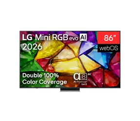 86" LG 86MRGB87B3B / Televize / 4K / Mini RGB evo / Smart TV