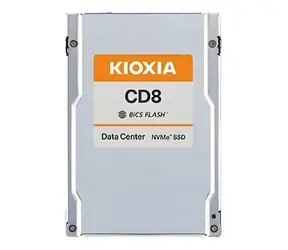 KIOXIA CD8-R 7.68TB / 2,5" PCIe 4.0 x4 / TLC / R: 7100 MB/s / W: 6000 MB/s / MTBF 2,5 mil. h / 5y