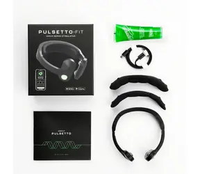 Pulsetto FIT černá / Elektrostimulátor / Stimulace bloudivého nervu / Nastavitelná intenzita / USB-C nabíjení