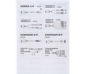 Viking Topscan Moto Master / Kabelová sada / pro motocyklovou diagnostiku / adaptéry + kufřík