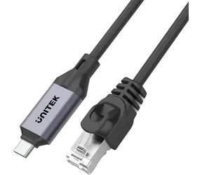 Unitek USB-C na RJ-45 LAN adaptér / Síťový adaptér / 5 m