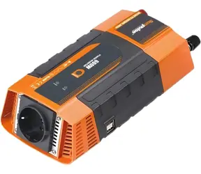 Carspa PID600 / Měnič napětí / 12V / 230V / 600W / 2x USB / digitální displej