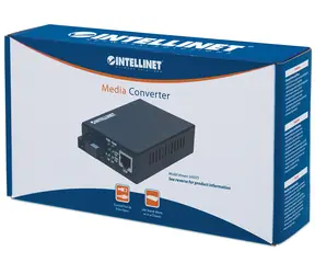 Intellinet Gigabit mediální konvertor SM 20 km / Mediální konvertor / SC / 1000Base-LX / RX 1550 / TX 1310 nm