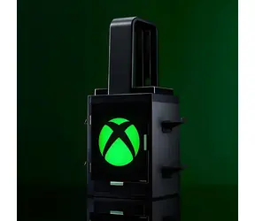 NUMSKULL Držák na herní disky Xbox Logo černá / Pro Xbox / LED podsvícení / Kabelové napájení