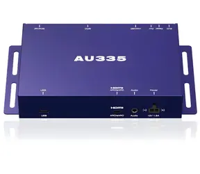 BrightSign AU335 modrá / Přehrávač digital signage / Dolby Atmos / LAN / USB přehrávání