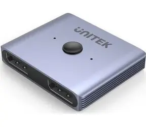 Unitek Obousměrný přepínač DisplayPort 1.4 2v1 / Přepínač / 8K