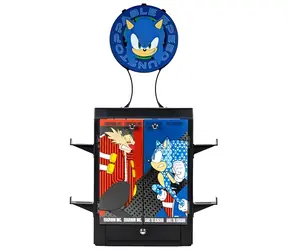 NUMSKULL Gaming Locker SEGA Sonic černo-vícebarevná / Stojan na herní disky / Xbox