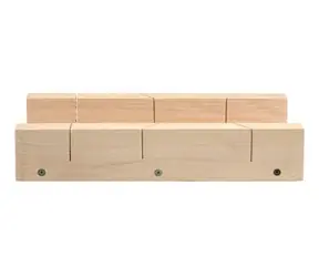 Vorel Pokosová kostka na řezání úhlů 450x110 mm / Pokosová kostka / tvrdé dřevo / úhly 45° a 90°