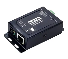 Wantec 2wIP E Sender / Extender PoE/Ethernet / šroubovací svorkovnice / 10/100 Mbit/s / 600 m / IEEE 802.3af/at
