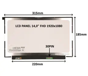 SIL LCD panel 14,0" FHD matný IPS / LCD panel pro notebook / 1920x1080 / 30 pin / bez úchytů