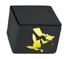 Ultra PRO Krabička na karty Pokémon Pikachu Elite 100+ černo-žlutá / Krabička na karty / TCG / kapacita 100+ karet