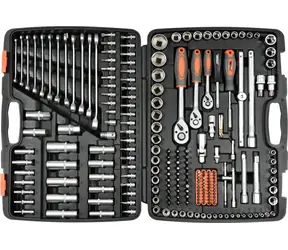 STHOR Gola sada 1/2", 3/8", 1/4" / Sada nástrčných klíčů / 216 ks / CrV ocel / kufřík