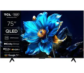 75" TCL 75P7K titanová / Televize / QLED / 4K UHD / Google TV / 3x HDMI / Wi-Fi