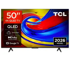 50" TCL 50P7L černá / Televize / QLED / 4K UHD / Google TV / Wi-Fi / BT / HDMI / 20W repro
