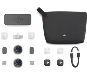 DJI Mic Mini 2 (2 TX + 1 Mobile RX + Charging Case) / Bezdrátový mikrofon / 2 vysílače & 1 přijímač & nabíjecí pouzdro