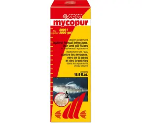 Sera Mycopur 500 ml / Léčivo pro akvarijní ryby / proti plísním, kožním a žaberním červům