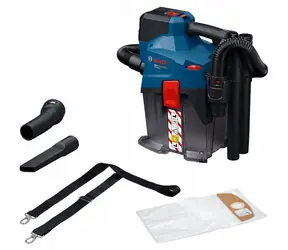 Bosch GAS 18V-6LS Professional modrá/černá / Aku vysavač / 18V / Prachová třída L / bez baterie a nabíječky