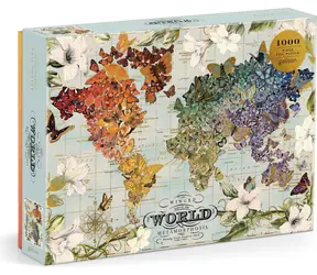 GALISON Metalické puzzle Okřídlená metamorfóza / 1000 dílků / 68,6 × 50,8 cm