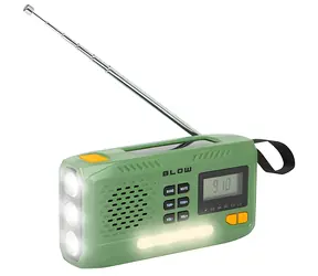 Blow 77-551 / Přenosné rádio / Solární / Analogový tuner