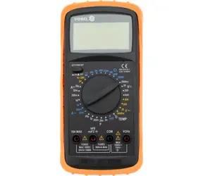 Vorel Multimetr digitální / Multimetr / AC/DC 600V / test diod a tranzistorů / LCD displej / silikonové pouzdro