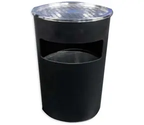 COLOROVO Odpadkový koš s popelníkem T-Y0617M / Odpadkový koš / kulatý